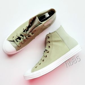 Converse CTAS HI Street Sage Green Pale Putty White Men's 11.5
